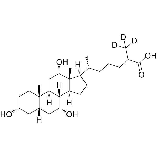 Trihydroxycholestanoic acid-d3 (Coprocholic acid-d3) 338976-79-7